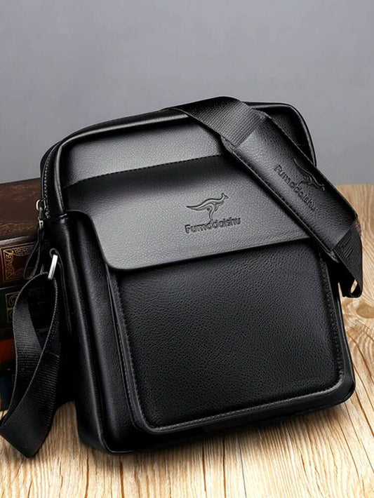 Men's Shoulder Messenger Bag Small Business Casual Travel Backpack Multi Functional Crossbody Sling Bag Side Bag Daily Essentials