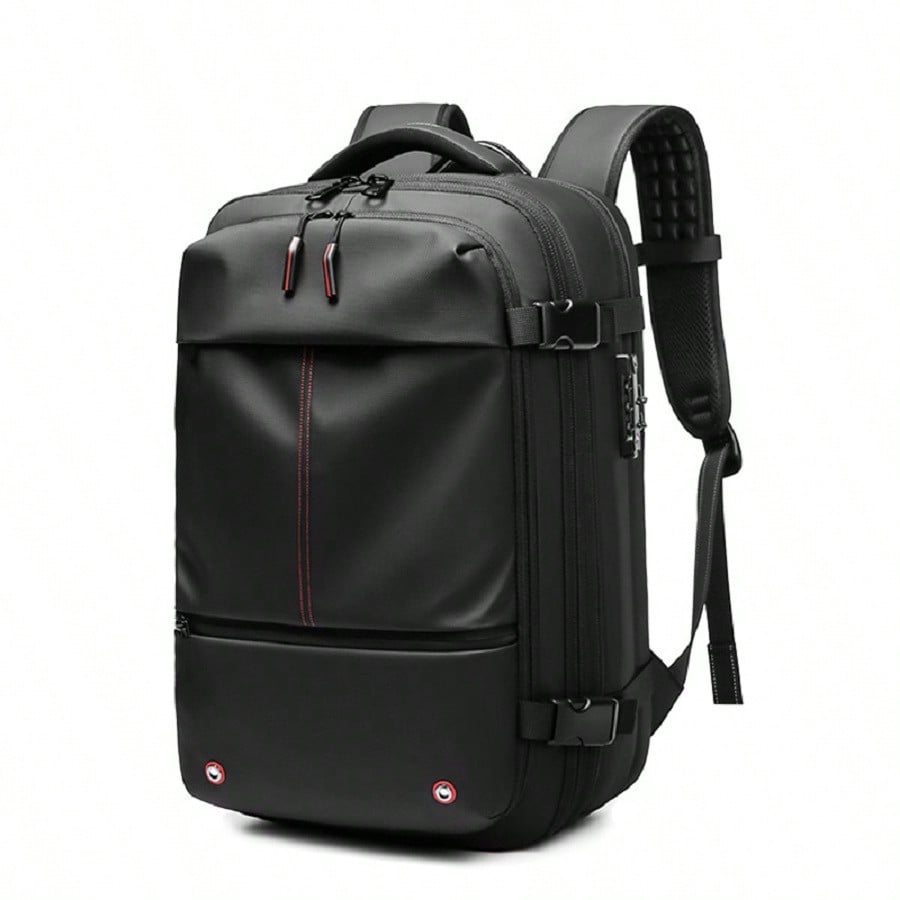 Men's Travel Backpack 17 Inch Laptop Bag Compression Backpack Business Large Capacity School Bag Hiking Gym Sports Travel Casual Tote