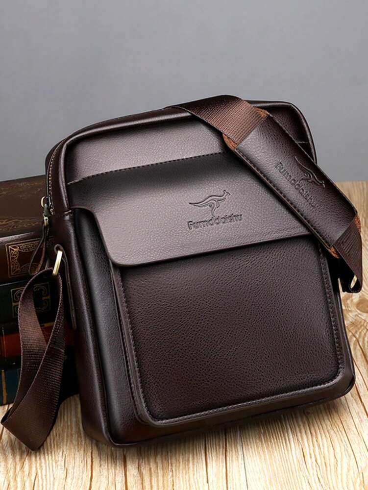 Men's Shoulder Messenger Bag Small Business Casual Travel Backpack Multi Functional Crossbody Sling Bag Side Bag Daily Essentials
