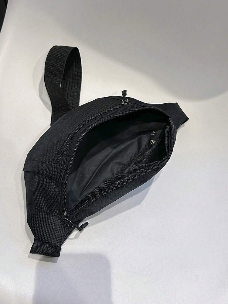 Men's Sports Fanny Pack Large Crossbody Waist Bag Casual Hands Free Wallet Belt Bag Running Hiking Travel Festival Gym Phone Purse